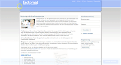 Desktop Screenshot of factomat.de